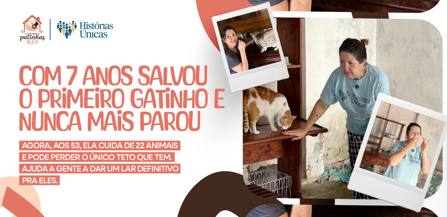 Cristiane e os 28 animais